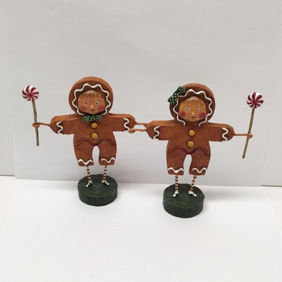 Lori Mitchell Christmas Gingerbread Boy and Girl - Picture 8 of 8